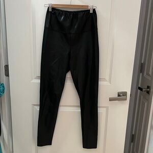 Wilfred Free Black Faux Leather Pants